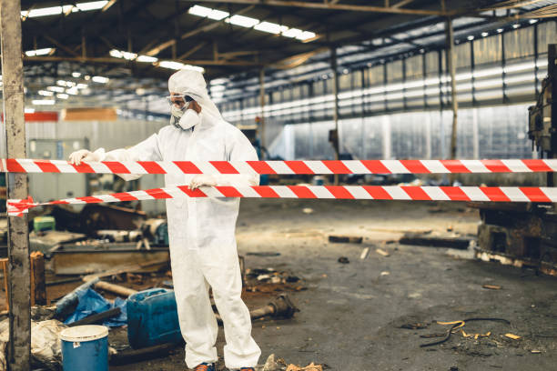 Professional Infectious Disease Decontamination technician working in Denton, MD